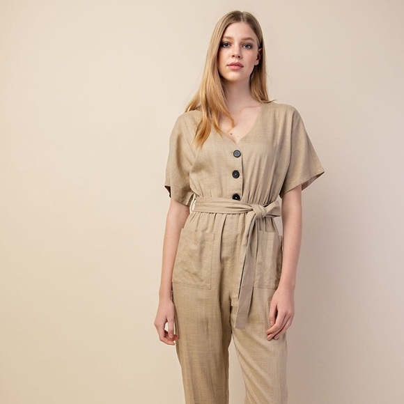 Gilli Pants - Gilli Casual & Cute NWT Natural Jumpsuit
